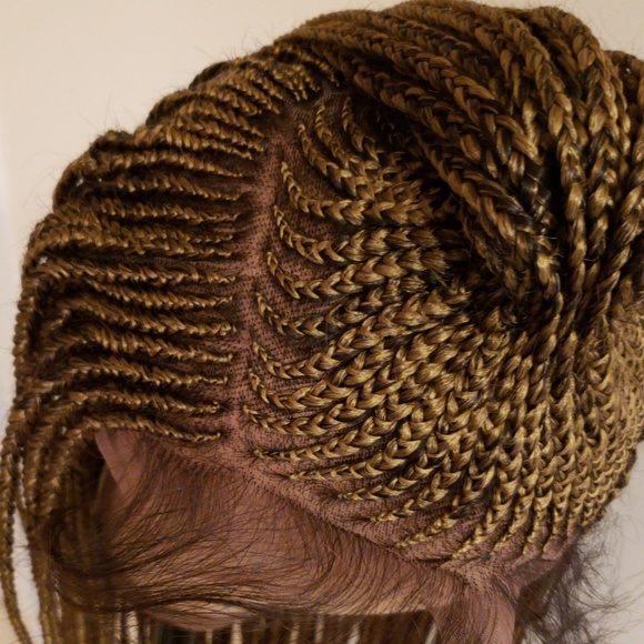 Braided Lace Front Wig - Gold #27 - Picture 6 of 6